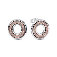 Orecchini Pandora Donna Pandora Signature in Argento 282780C01 - 282780C01